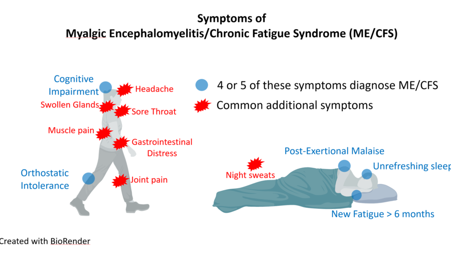 Graphic of Symptoms of ME/CFS